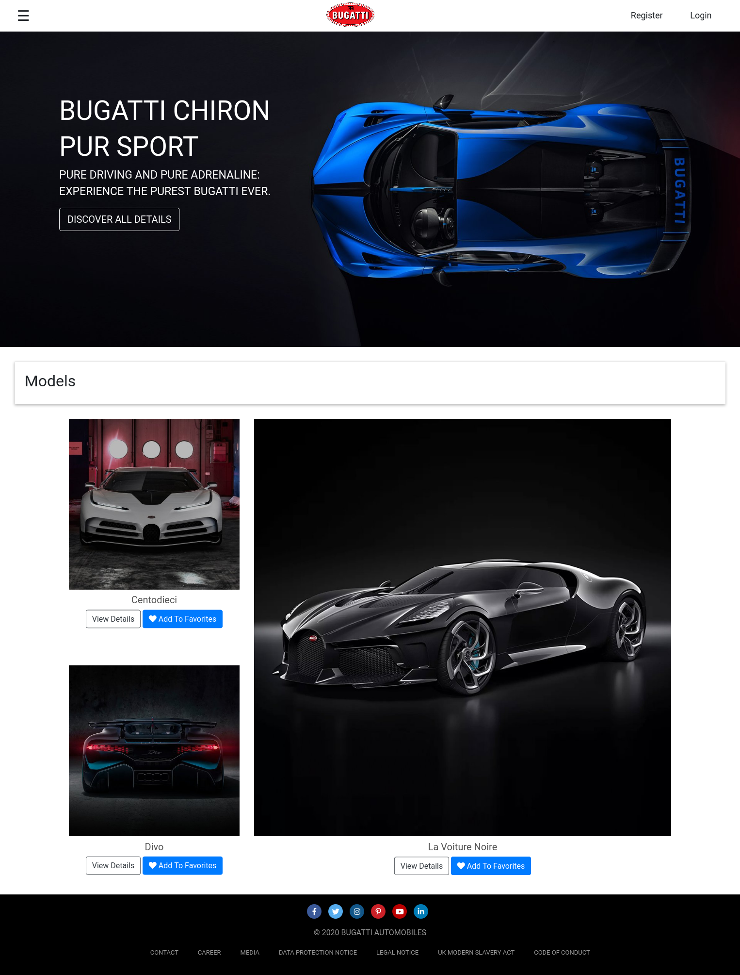 bugatti-website